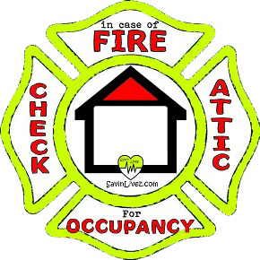 attic occupancy rescue decal