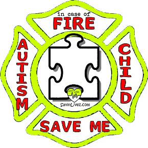 reflective autistic child rescue decal, autism alert, save my child, autism alert sticker, autism window sticker, autism inside, autism emergency decal, autistic child inside decal, autistic child finder, child with autism, autism rescue alert decal, firefighter decal, refelctive decal, reflective sticker, in case of fire, firefighter decal, fire department